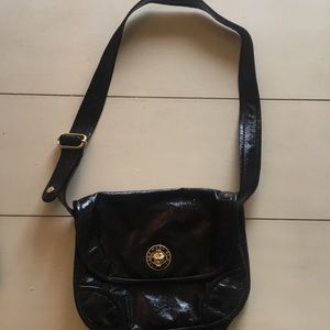 Marc by Marc Jacobs black patent leather bag